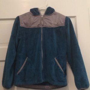 🌺 3/$10! North Face Oso Teal Jacket - L (14/16)